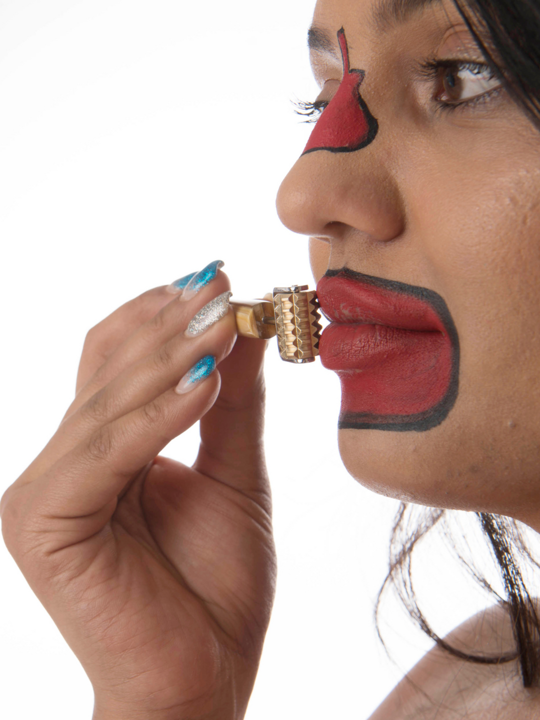 small rake & toothed brass cylinder ✦ n º219