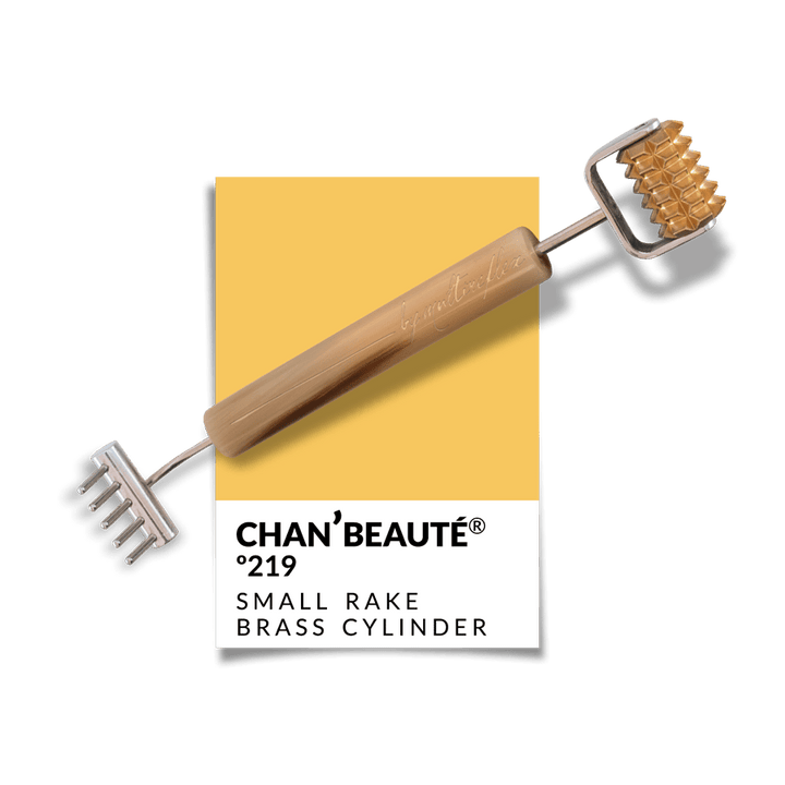 small rake & toothed brass cylinder ✦ n º219